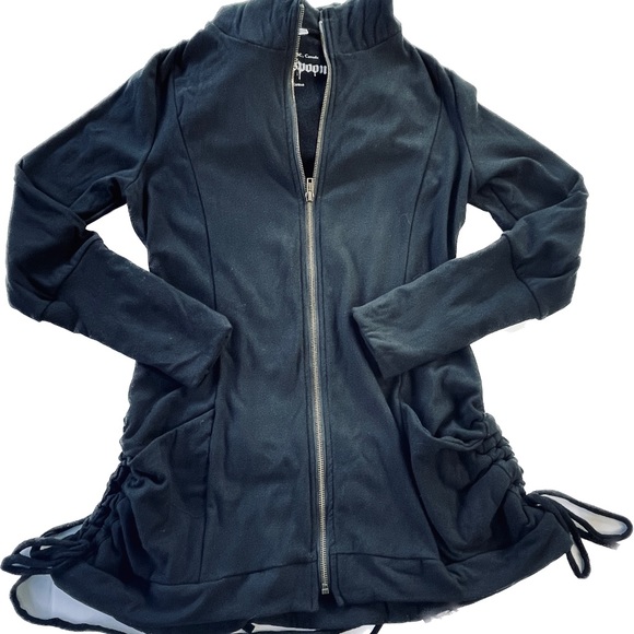 Inkspoon Other - Inkspoon Bamboo Black Bustle Hoodie, Long Sleeves, adjustable drawstrings, XXL